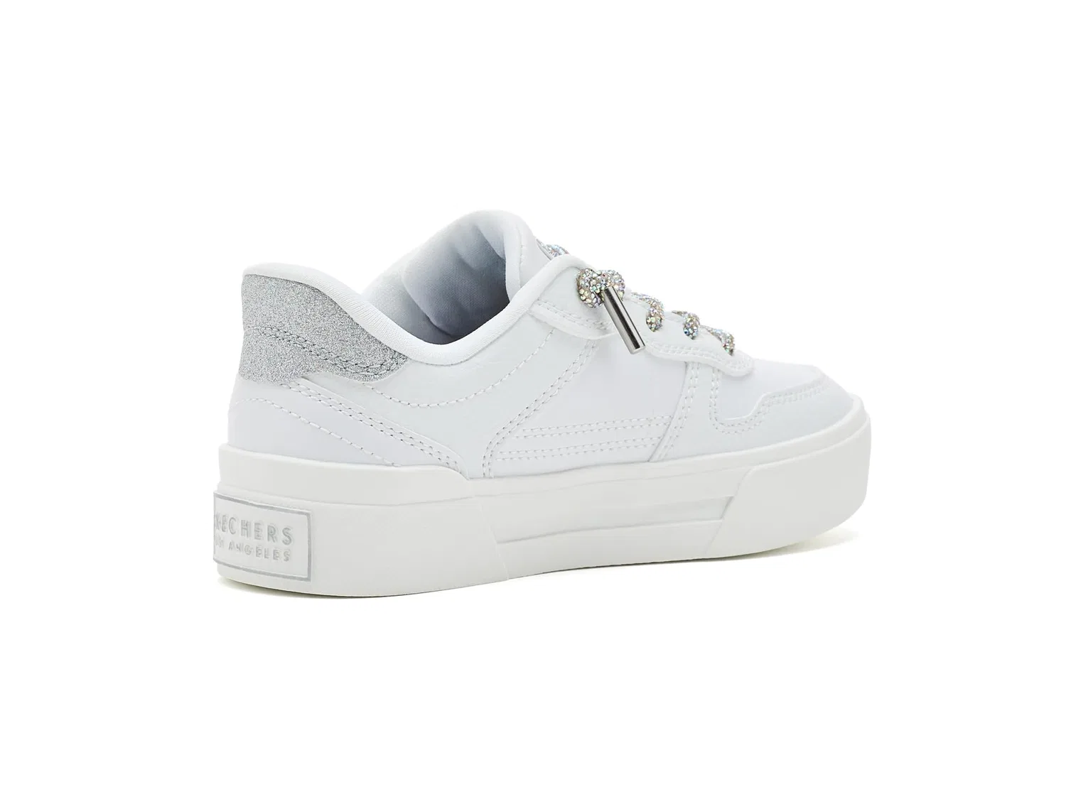 Кроссовки Hands Free Slip-Ins-Aura LX 310769l (для маленьких и больших детей) Skechers Kids, White — фото 4