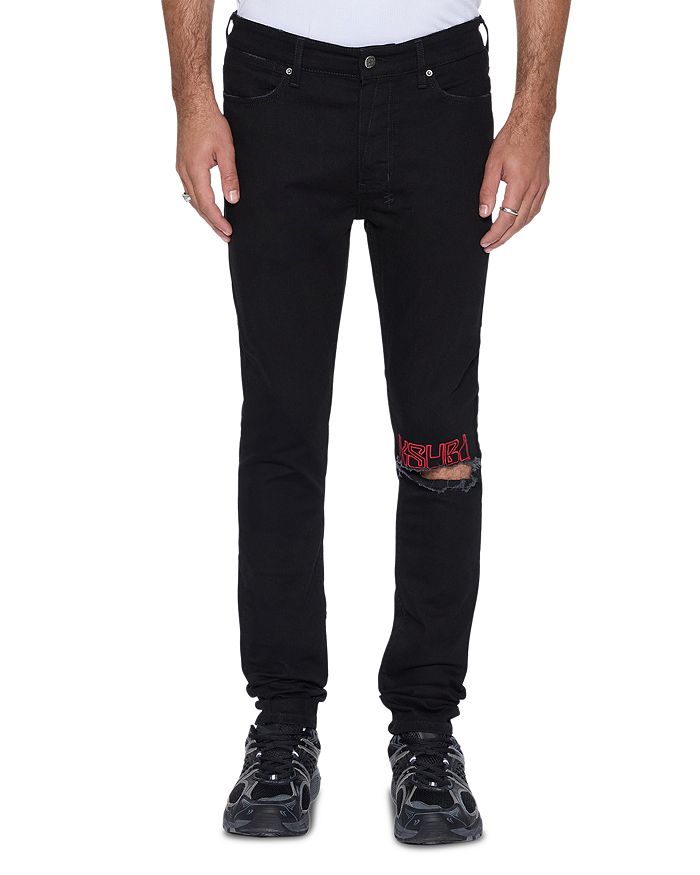 

Van Winkle Laid Back Skinny Jeans in Black – Узкие джинсы Van Winkle Laid Back черного цвета Ksubi, черный
