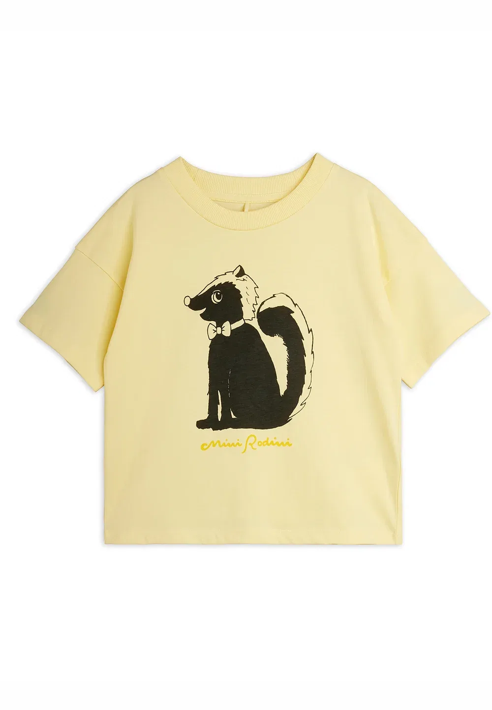 Футболка унисекс с принтом «Скунс» Mini Rodini, Yellow
