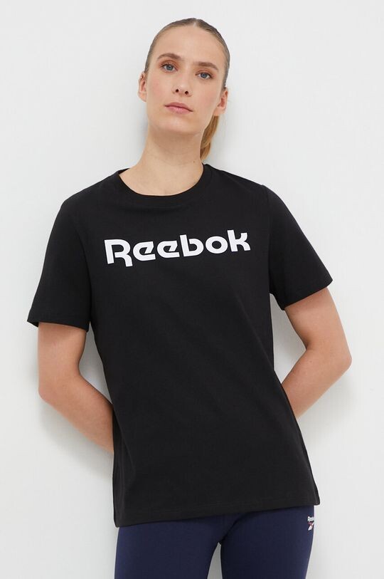 

Футболка из хлопка Reebok, черный