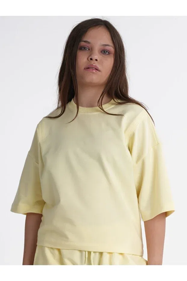 Детский комплект для девочек с карманами Haykids, Yellow — фото 2
