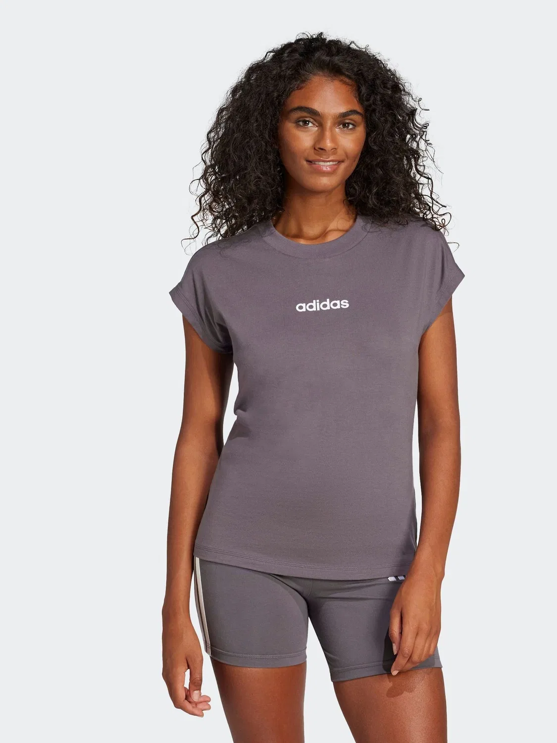 Футболка с круглым вырезом adidas Essentials, Dark Grey
