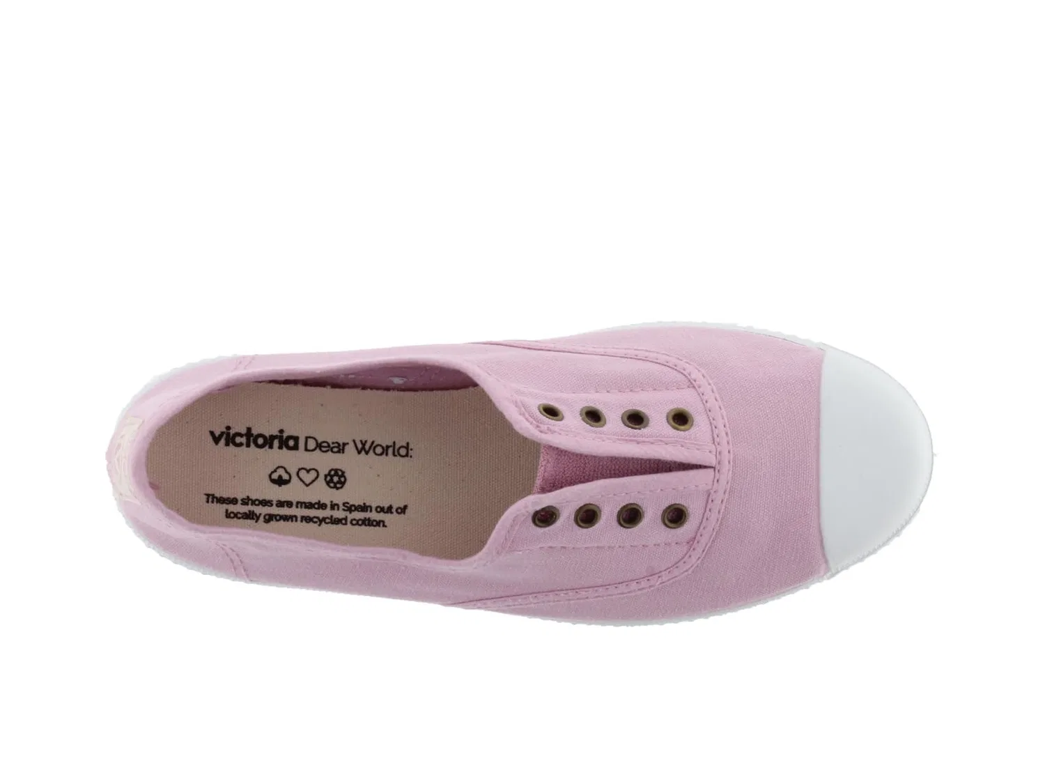 Детские кеды Victoria 106613-KIDS Sneakers 1915 Canvas Unisex Children's Sneakers, Petal — фото 4