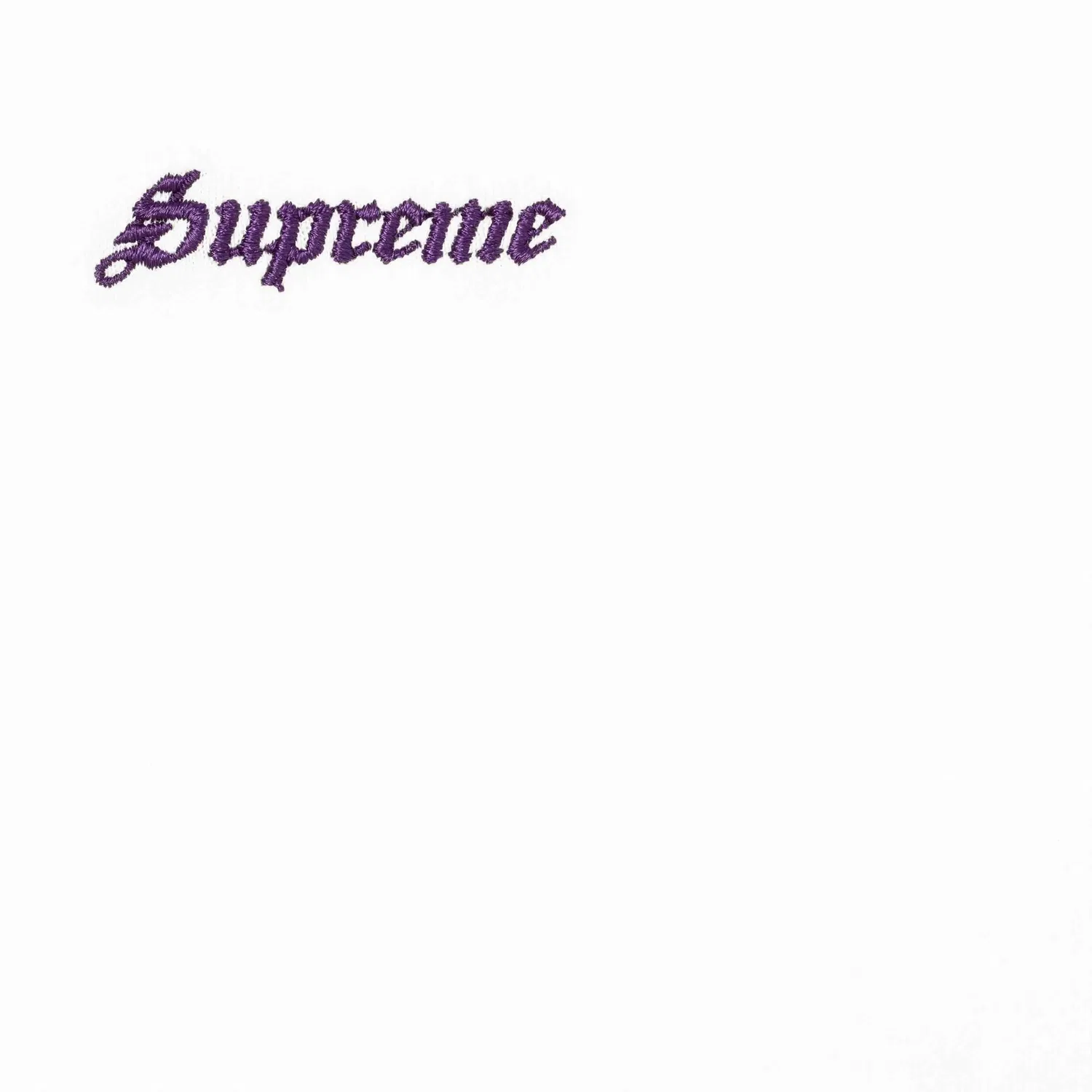 Футболка Supreme с коротким рукавом, выстиранная, белый — фото 2