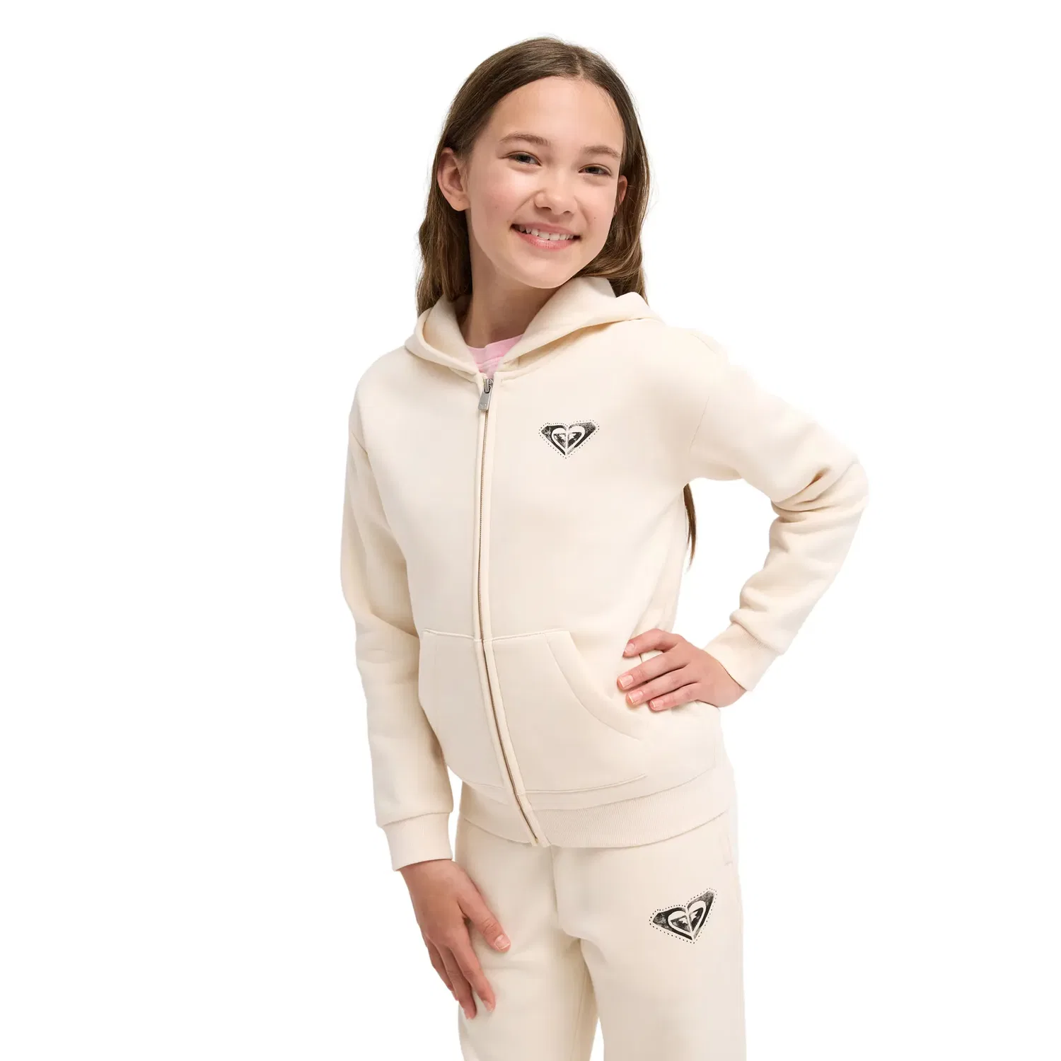Детская куртка на молнии с капюшоном Surf Feeling Roxy, Natural