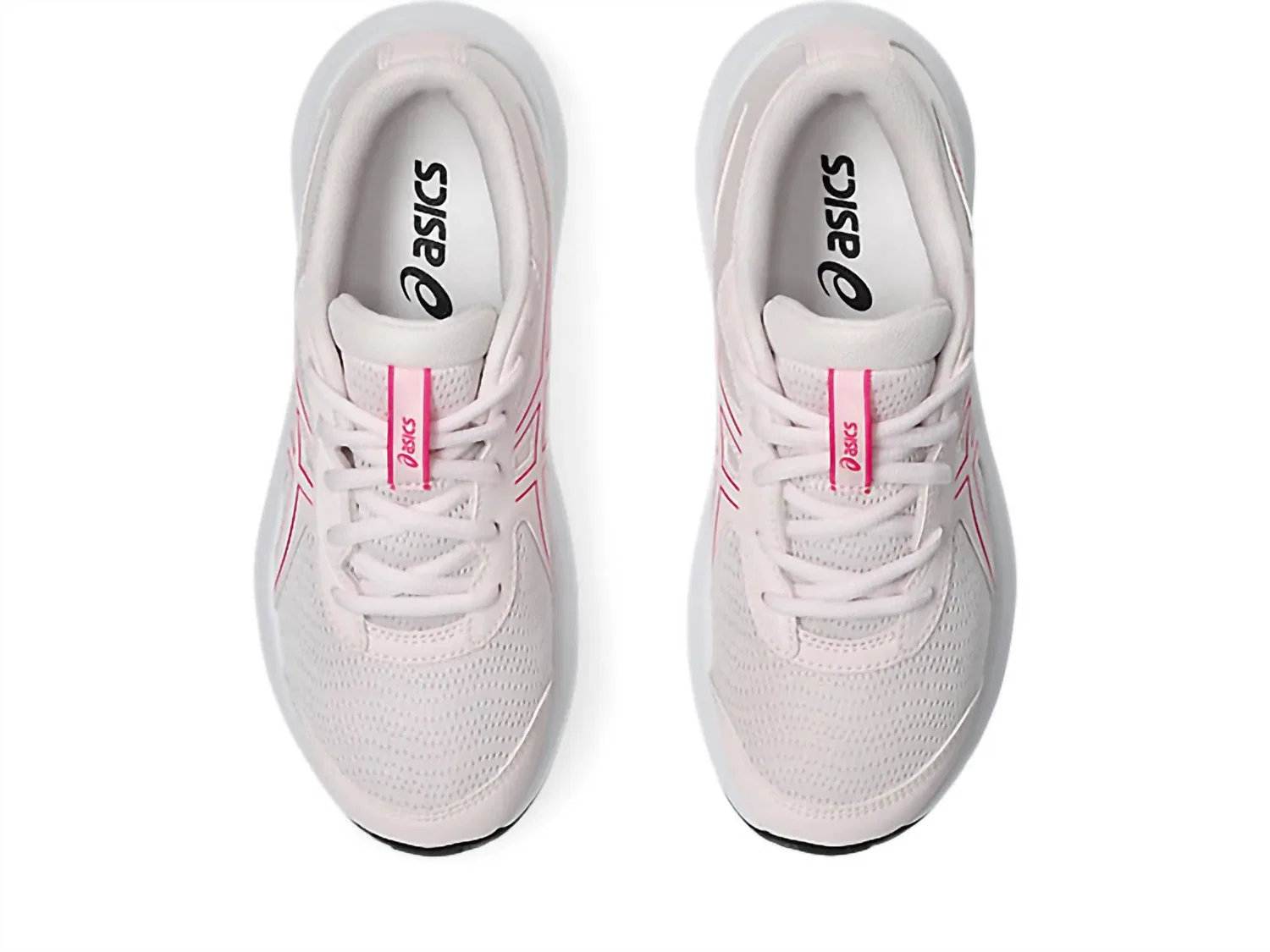 Детские кроссовки для девочек с усиленным носком Contend 9 Grade School Sneaker Asics, Pale Pink/White — фото 4