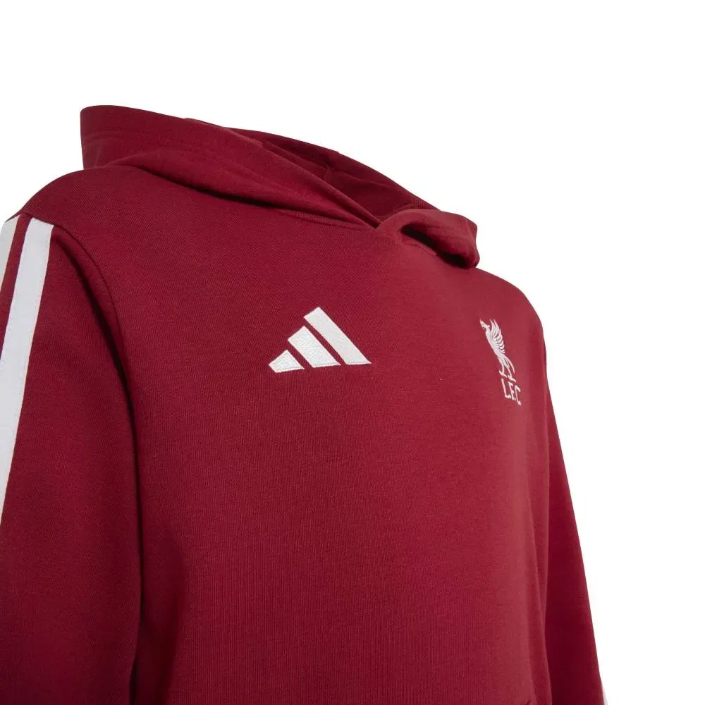 Детский худи для девочек с принтом Liverpool FC Adidas, Red — фото 3