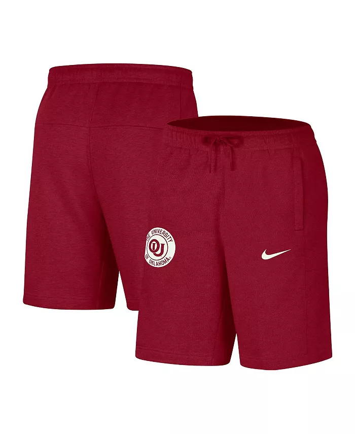 

Мужские шорты Crimson Oklahoma Sooners с логотипом Nike