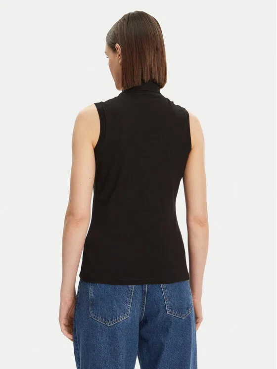 Поло Lacoste Slim Fit, Черный — фото 3