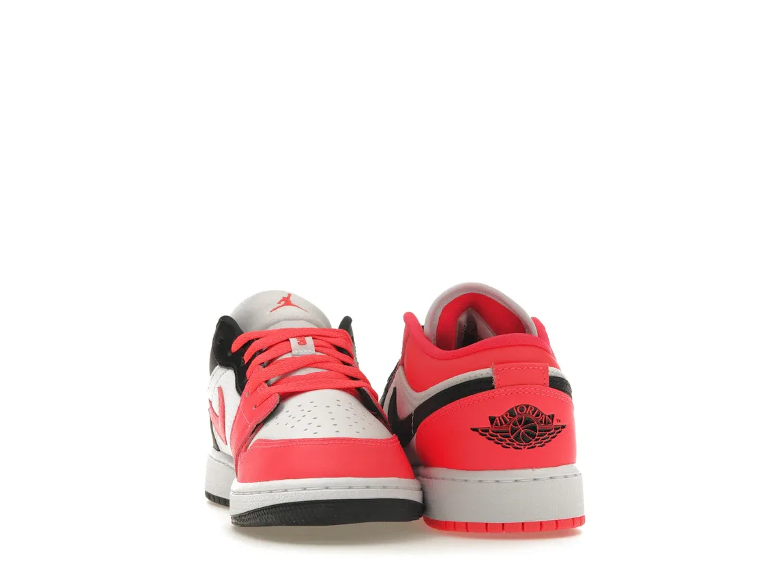 Детские кроссовки Lifestyle с контрастными элементами Jordan 1 Low SE Jordan, Infrared 23/White/Black — фото 4