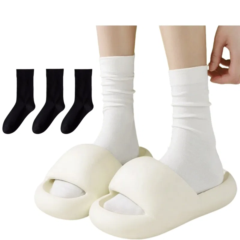 Детские носки с высокой посадкой хлопковые, комплект из 3 пар, High Cotton Basic, MIIOW