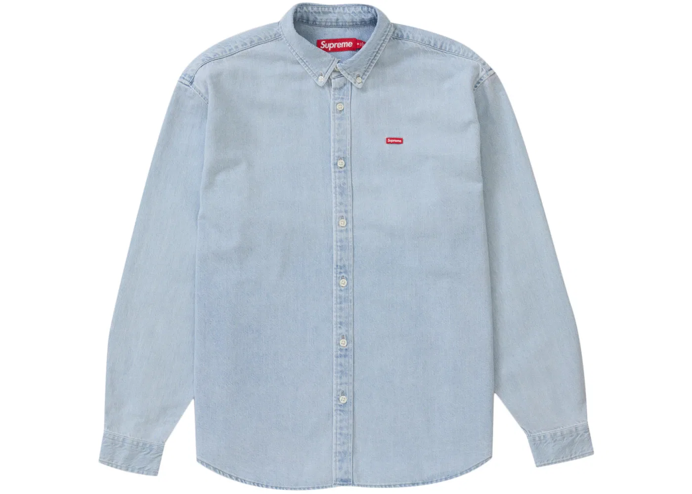 Мужская рубашка с принтом Supreme Shirt (SS24), Washed Blue