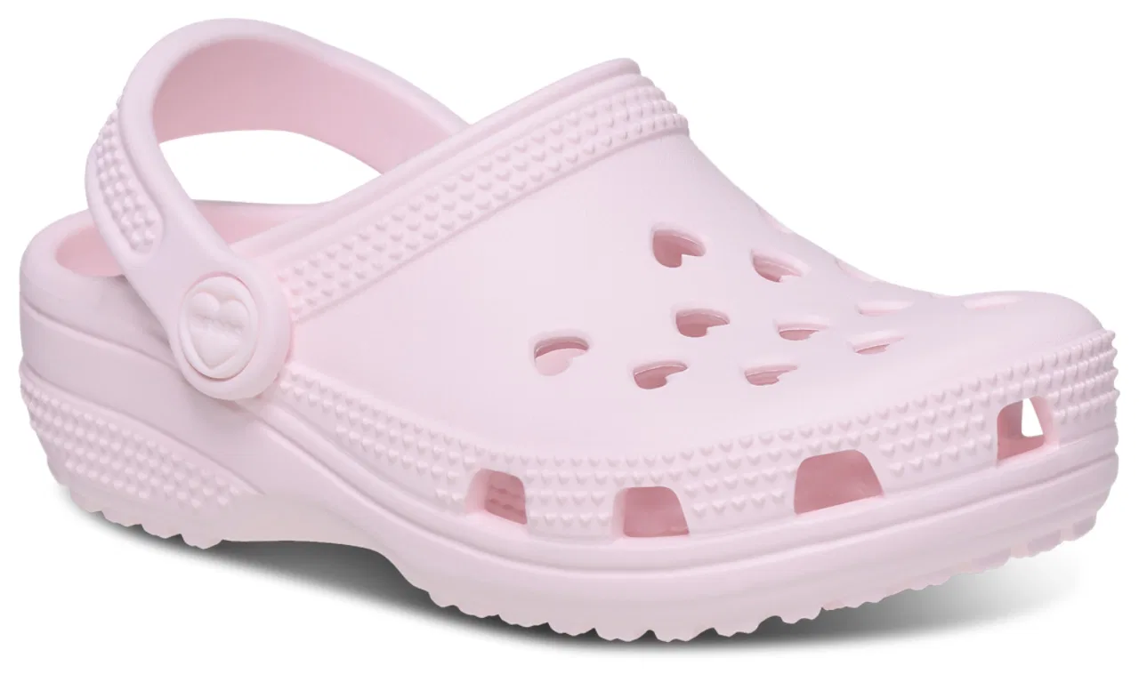 Детские сабо для девочек с принтом Hearts Cut Out, Crocs, Bubble Ice Bubble Ice — фото 2