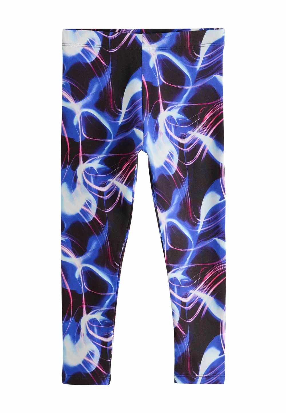Леггинсы стандартного кроя. - леггинсы - брюки Next, Navy Blue Swirl — фото 4