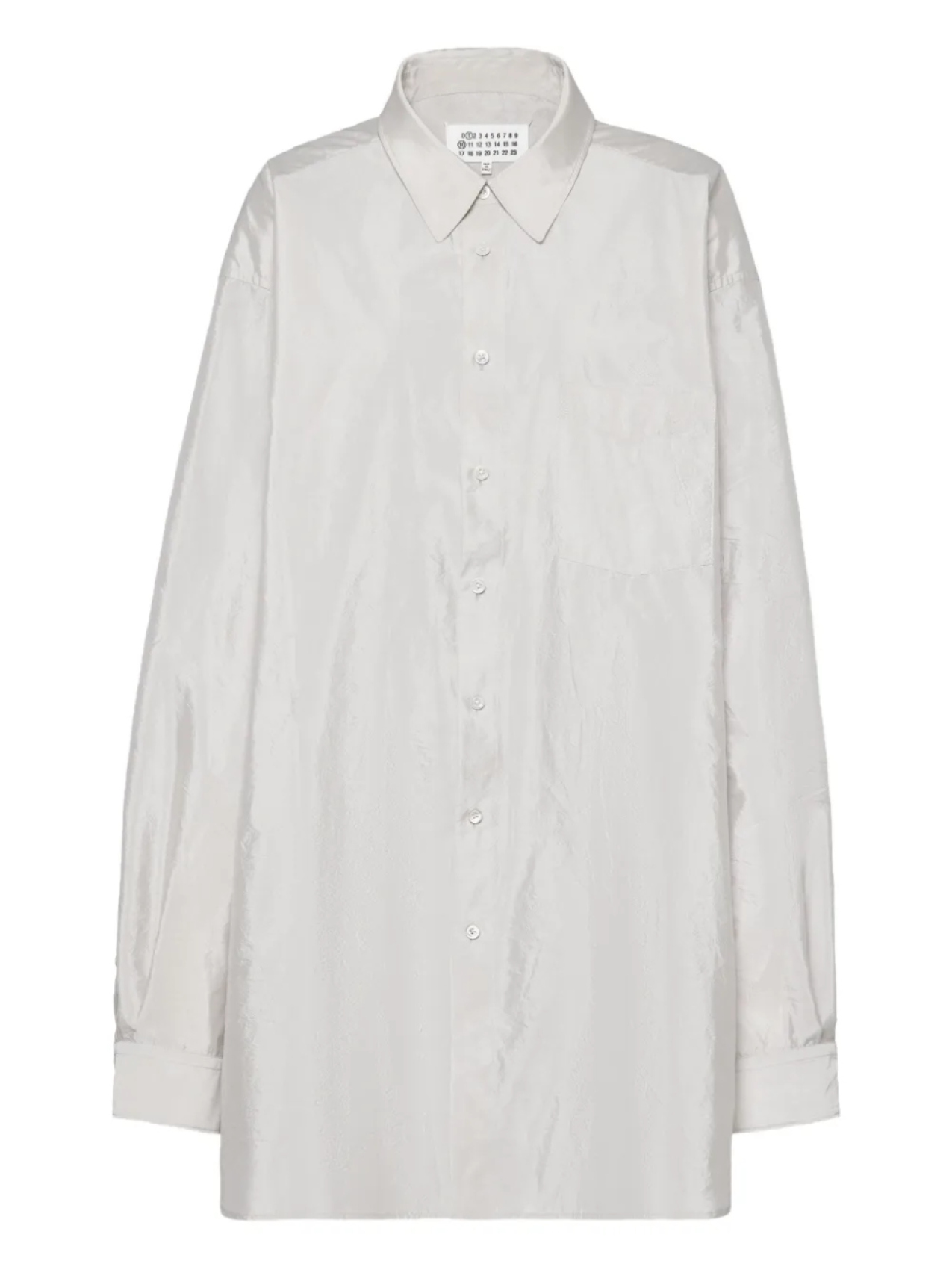 

Рубашка с длинными рукавами и карманом Maison Margiela, белый