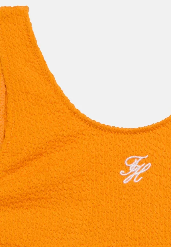 Купальник-бикини с вышивкой логотипа, Tommy Hilfiger, Orange Hype, оранжевый — фото 3