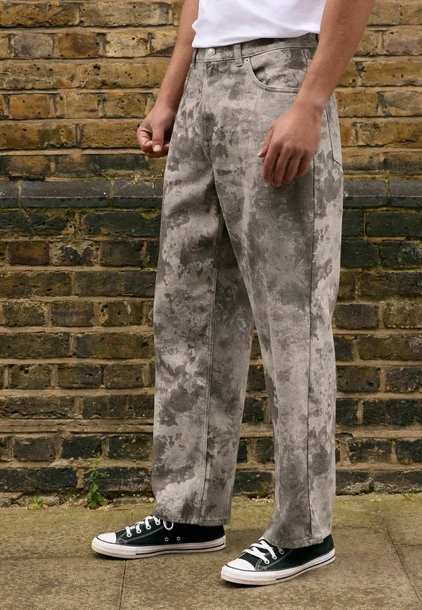 Джинсы камуфляж Baggy fit Next Grey Camo, серый