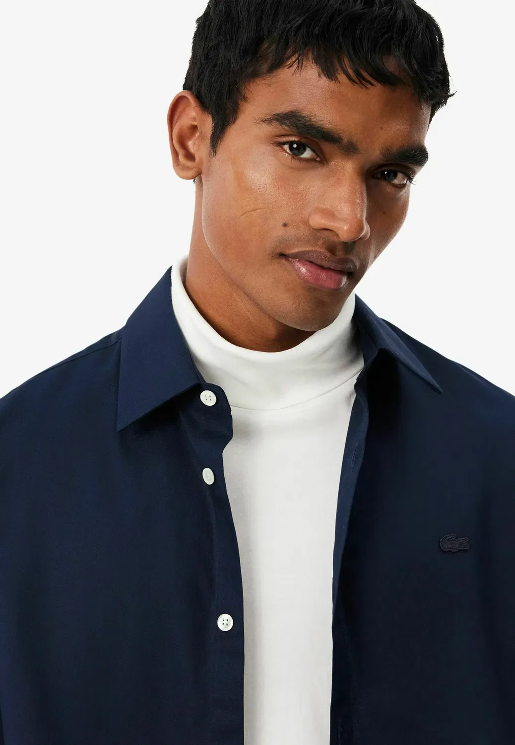 Рубашка Lacoste, Bleu Nuit — фото 4