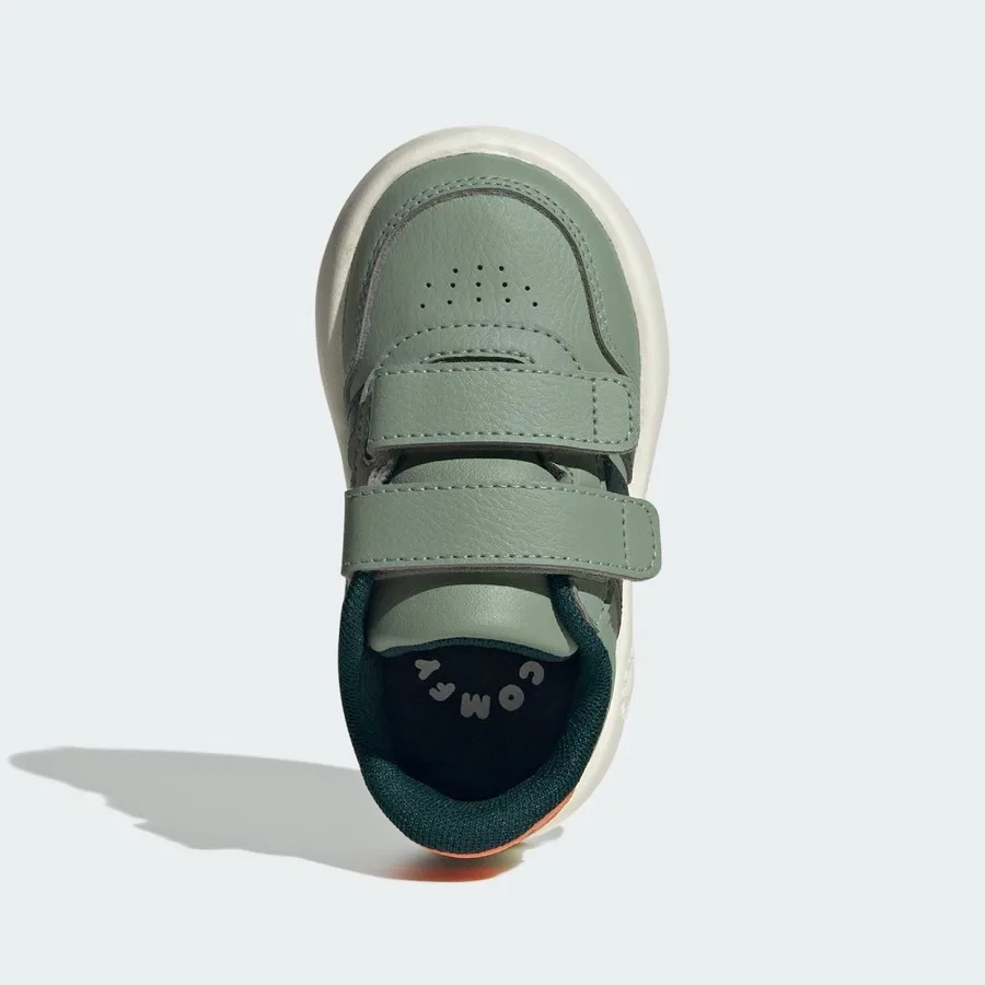 Детские спортивные кроссовки с липучками Breaknet 3.0 adidas, Зеленый — фото 3
