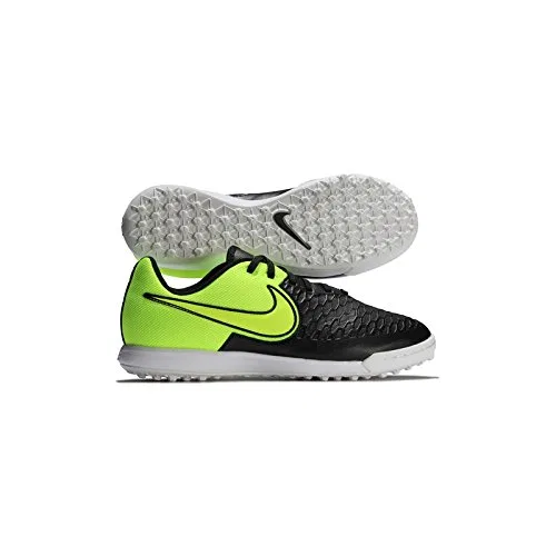 Детские бутсы для мальчиков с покрытием из искусственной кожи NIKE JR Magistax PRO TF, Черный/Красный/Белый