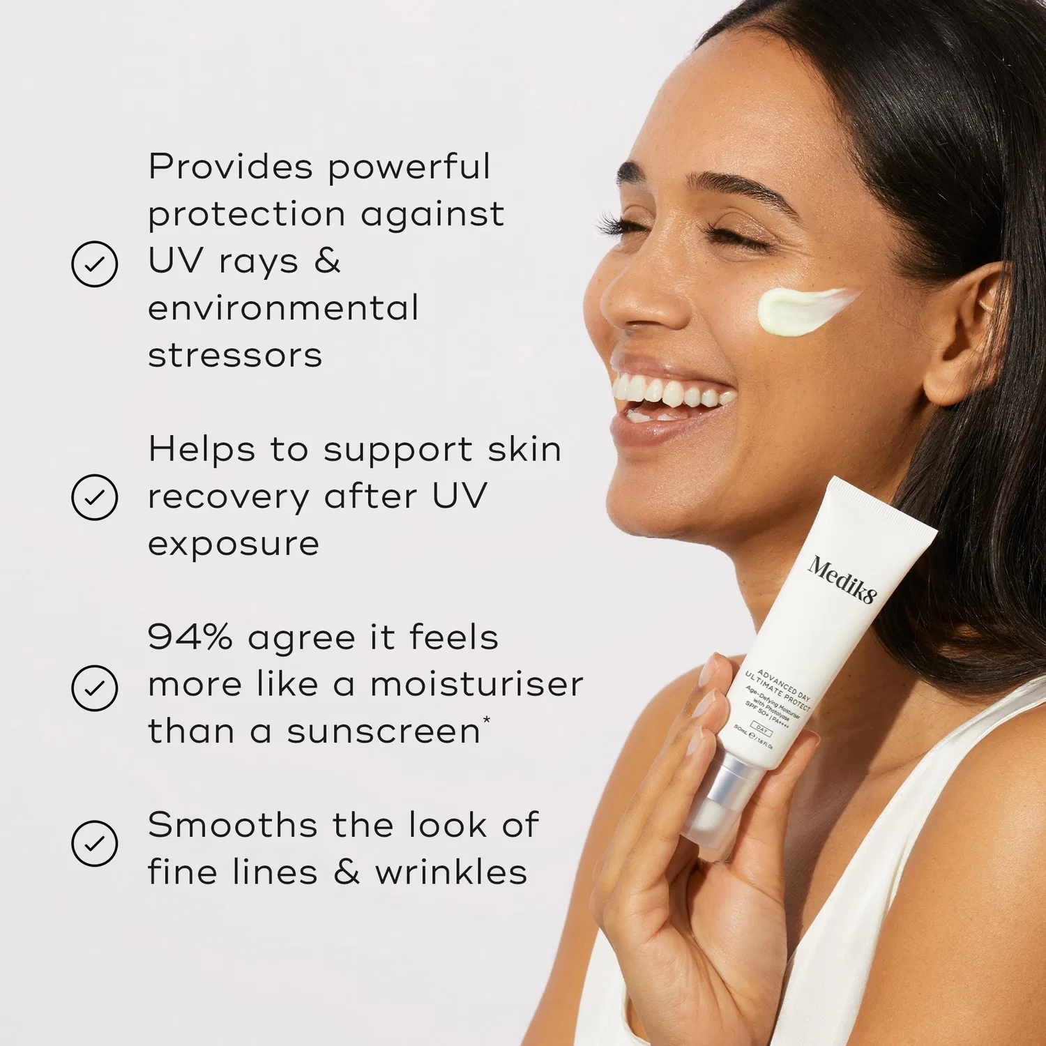 Солнцезащитный крем Advanced Day Ultimate Protect SPF50+ Medik8, 50 мл — фото 2