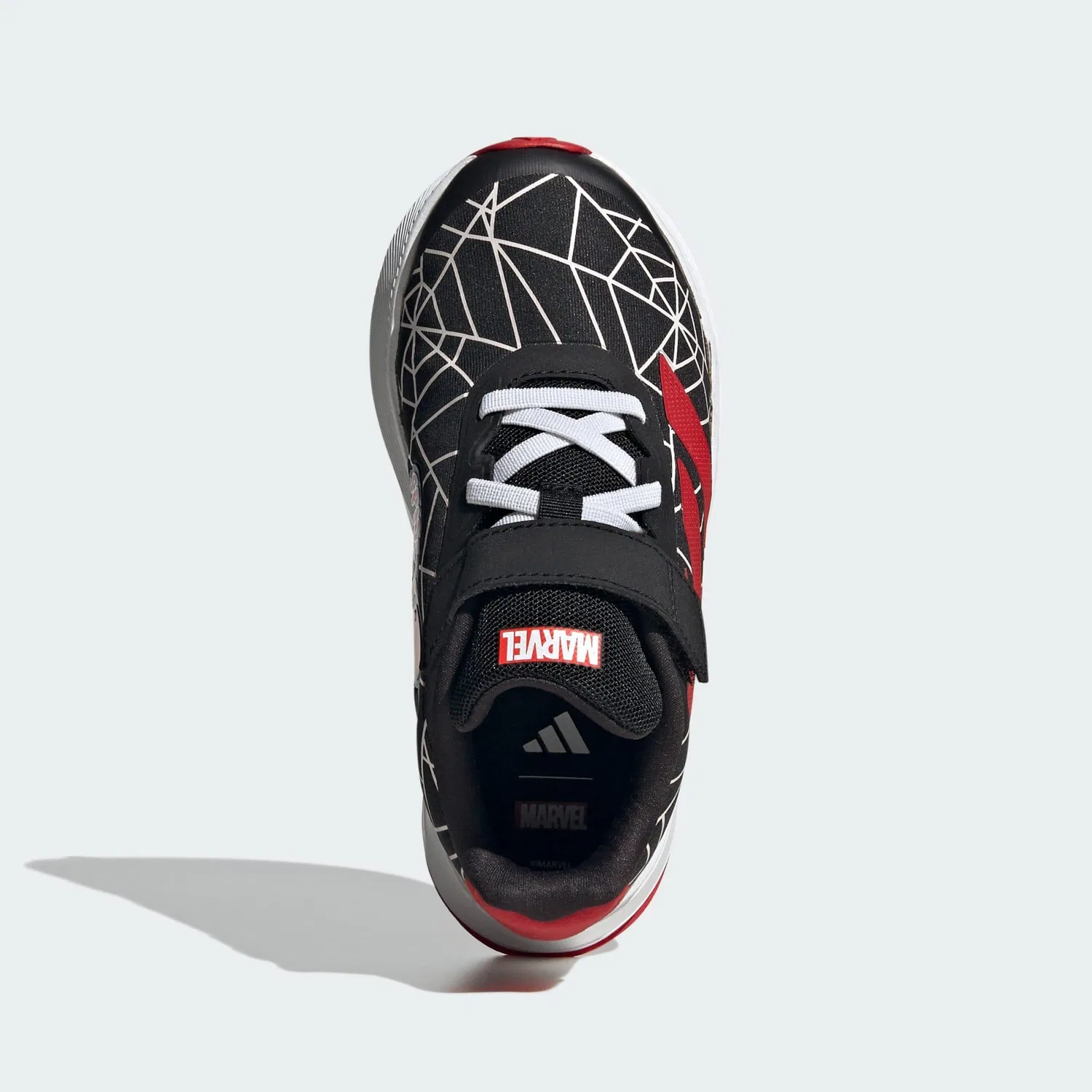 Детские кроссовки с принтом Marvel Duramo SL Adidas, Schwarz Rot Weiss — фото 3