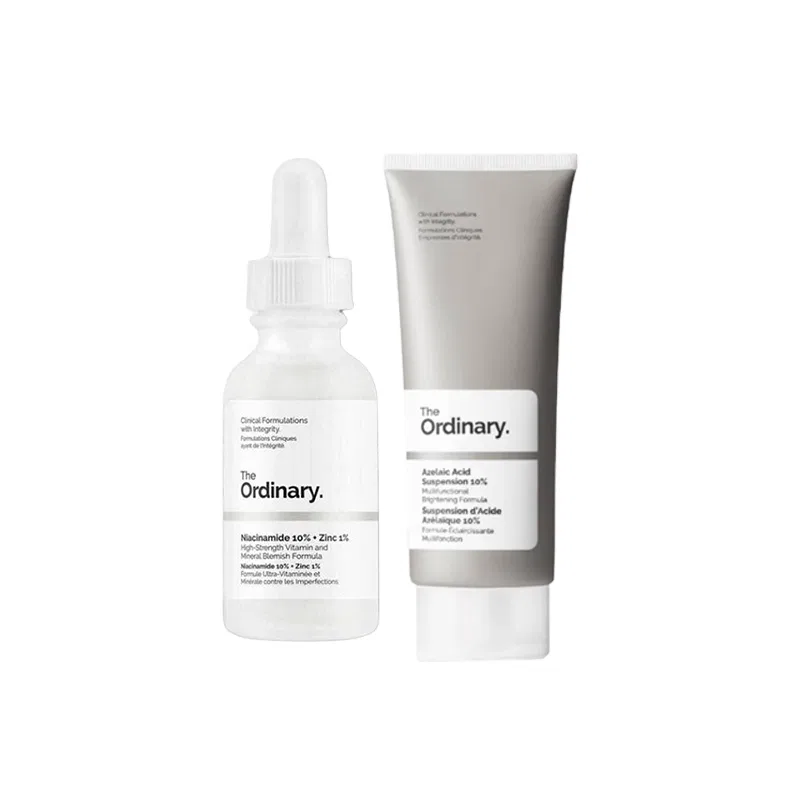 Набор для ухода за кожей с ниацинамидом и азелаиновой кислотой The Ordinary, 30 мл + 30 мл
