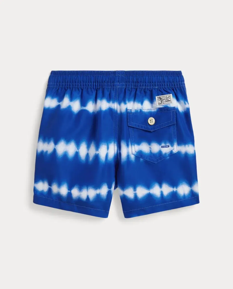 Детские плавки-бермуды для мальчиков с принтом Polo Ralph Lauren, Azul Oscuro — фото 2