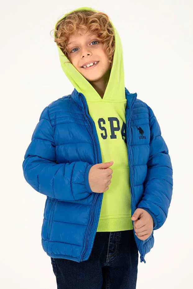 Мужское пальто с длинным рукавом U.S. Polo Assn., Cobalt