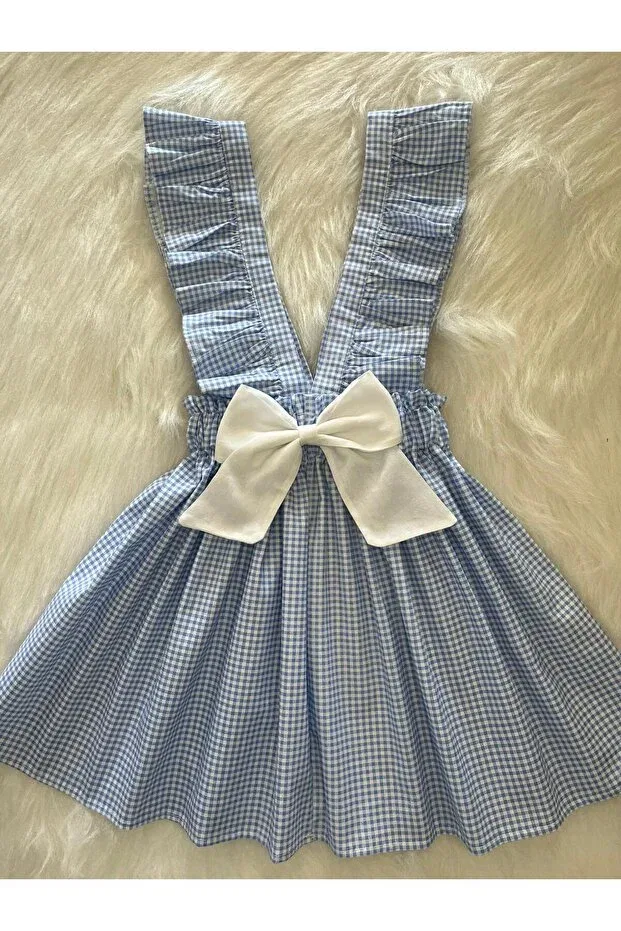 Детское платье-сарафан для девочек хлопковое Eylülce Butik, Blue