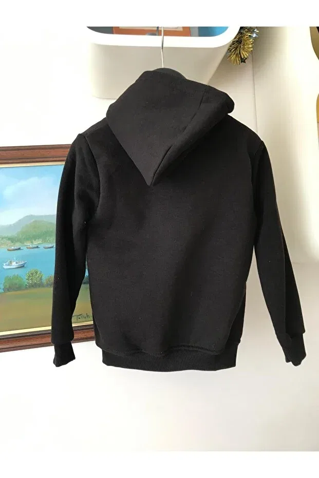 Детский кардиган с капюшоном Butik, Black