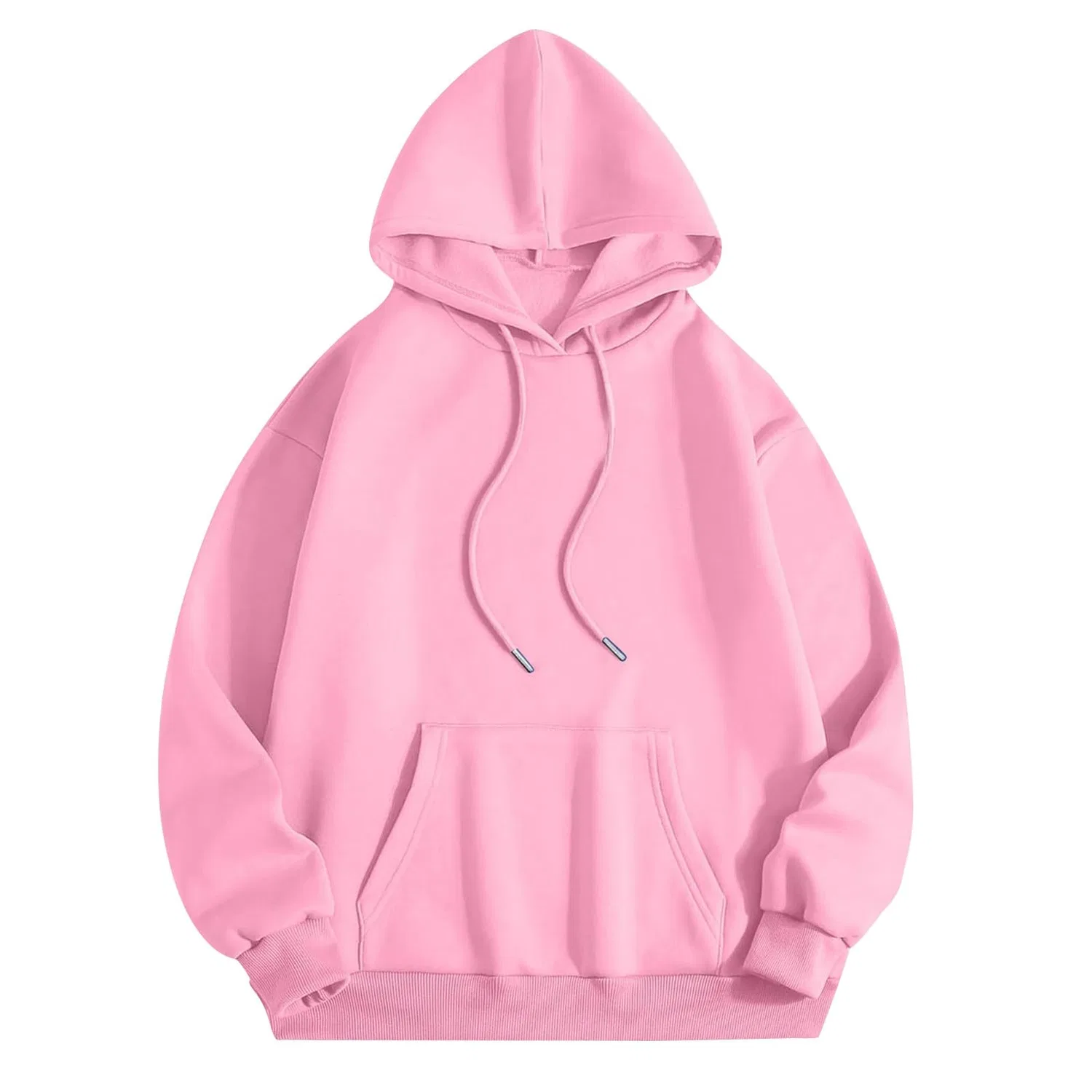 Женский свитшот с капюшоном и принтом Unisex Fleece Sweatshirt, 1-pink — фото 2