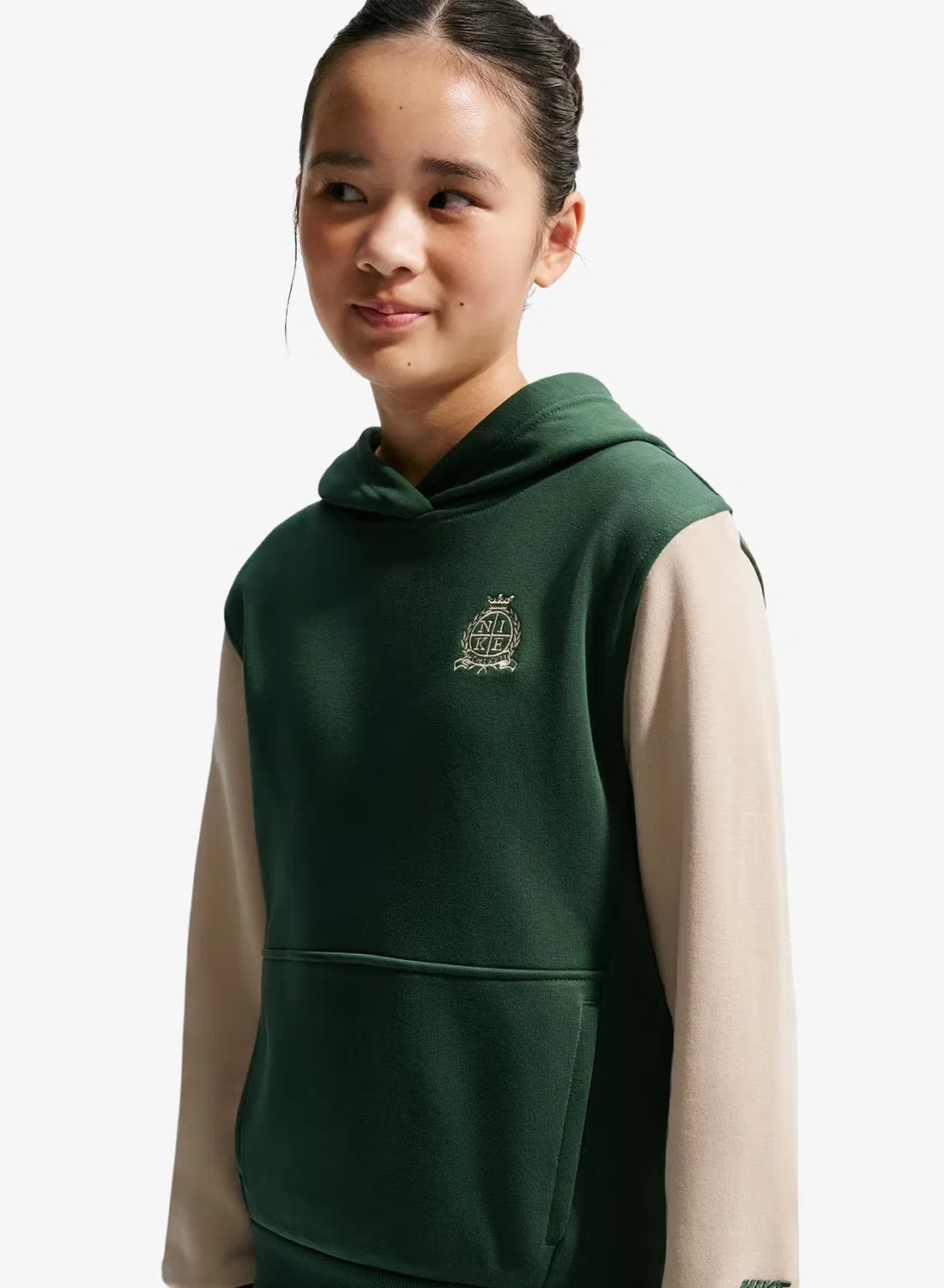 Худи из футера с карманом-кенгуру Youth NSW Club Nike, пихтовый — фото 3