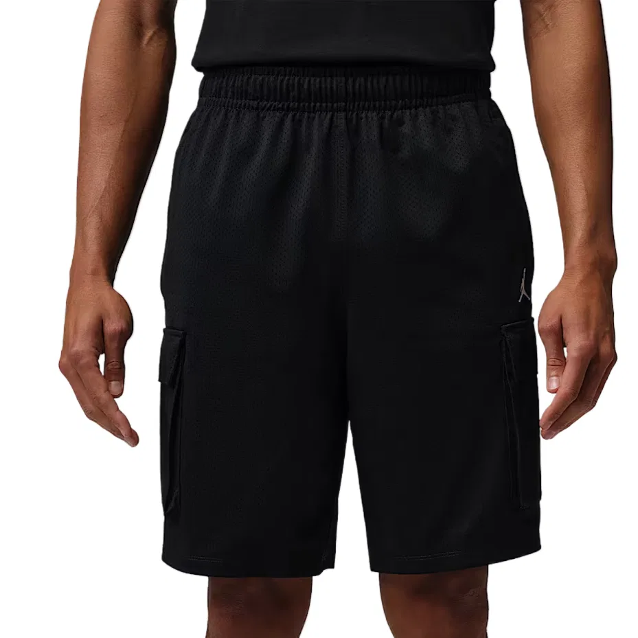 Мужские шорты карго с принтом Jordan Brooklyn, Jordan, Black/Light Ivory White