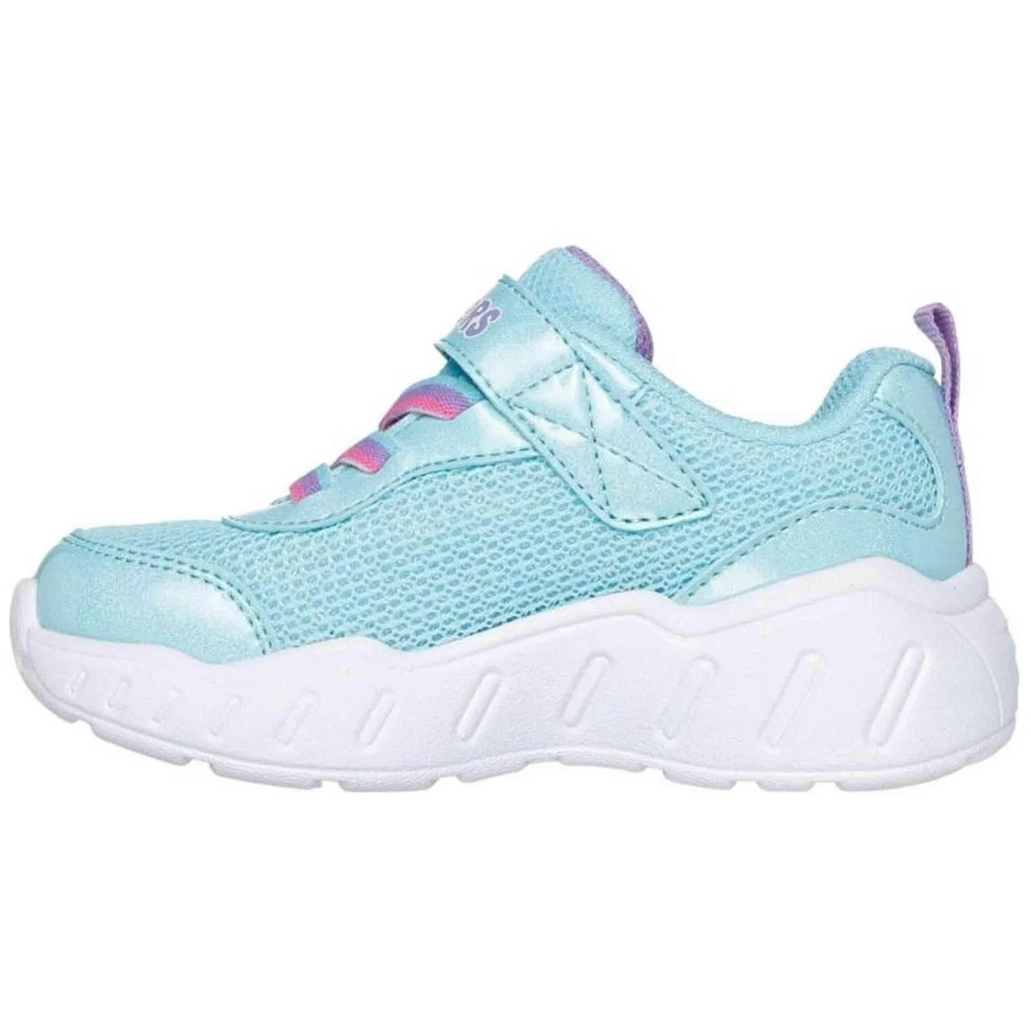 Детские кроссовки для девочек Skechers 303158N-TQMT, Цвет BLAU — фото 3