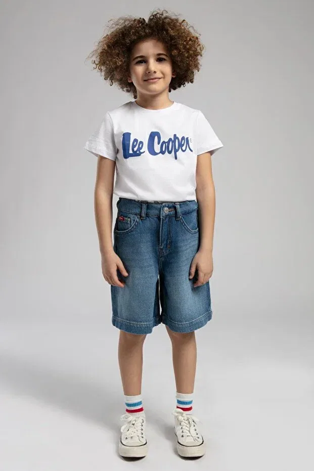 Детские шорты для мальчиков джинсовые Normal waist comfortable boy's denim shorts 252 lcb Lee Cooper, Denim — фото 2