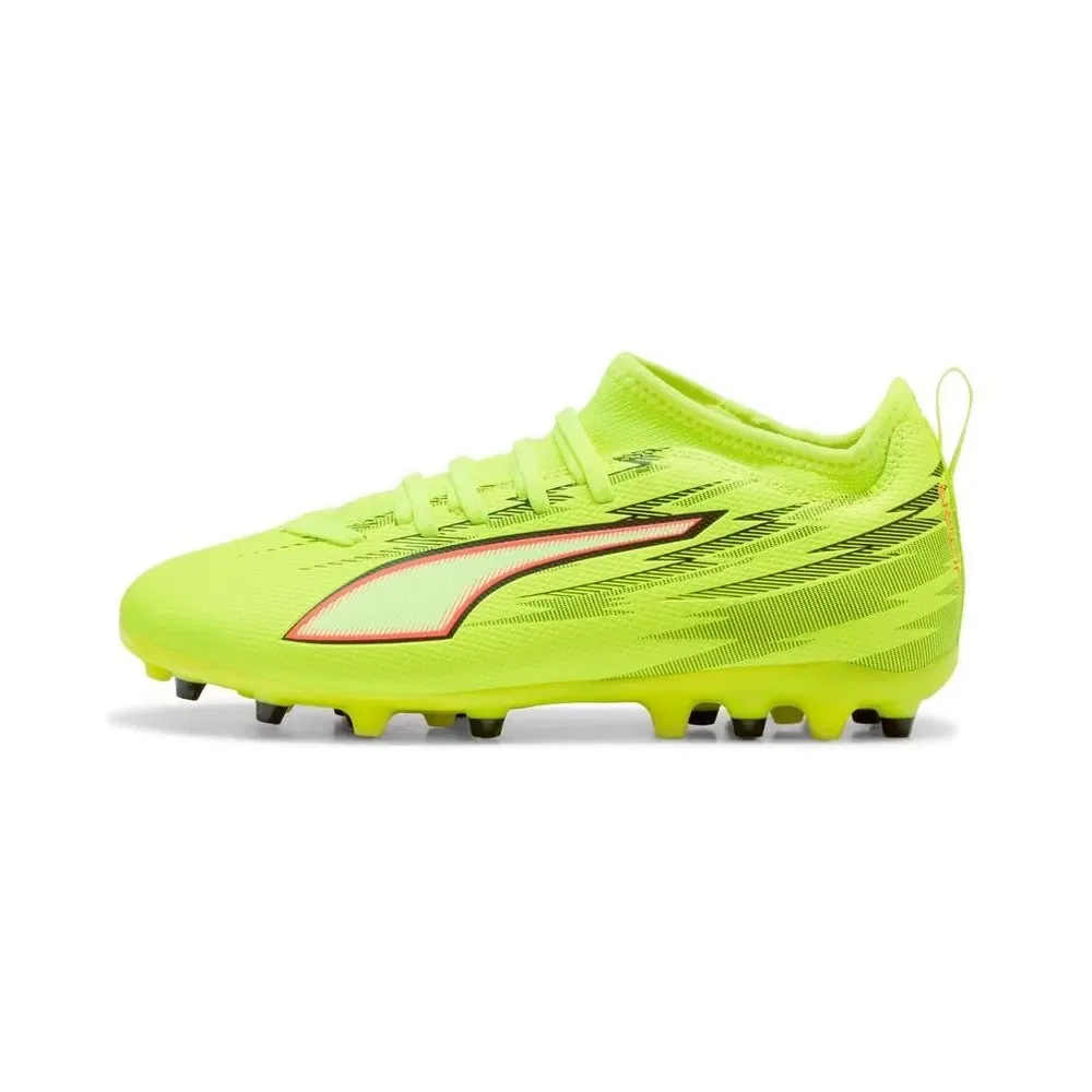 Футбольные бутсы детские Ultra 6 Match MG JR Puma, желтый — фото 3