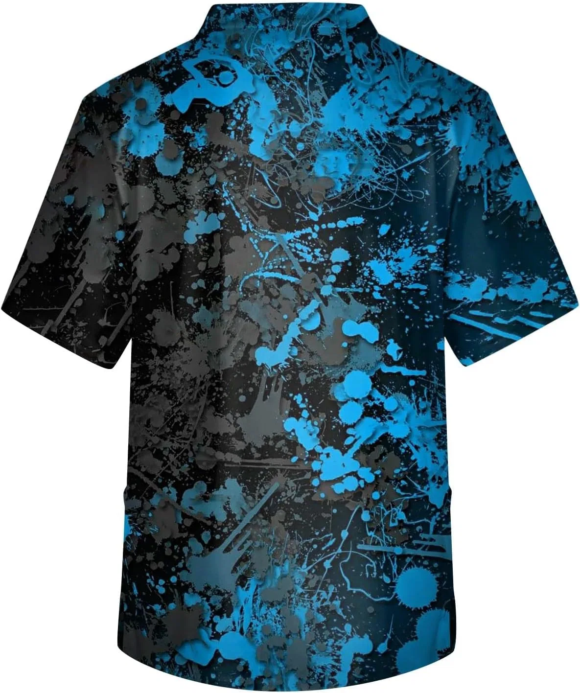 Мужская футболка с V-образным вырезом и карманом, Summer Casual, Blue — фото 2