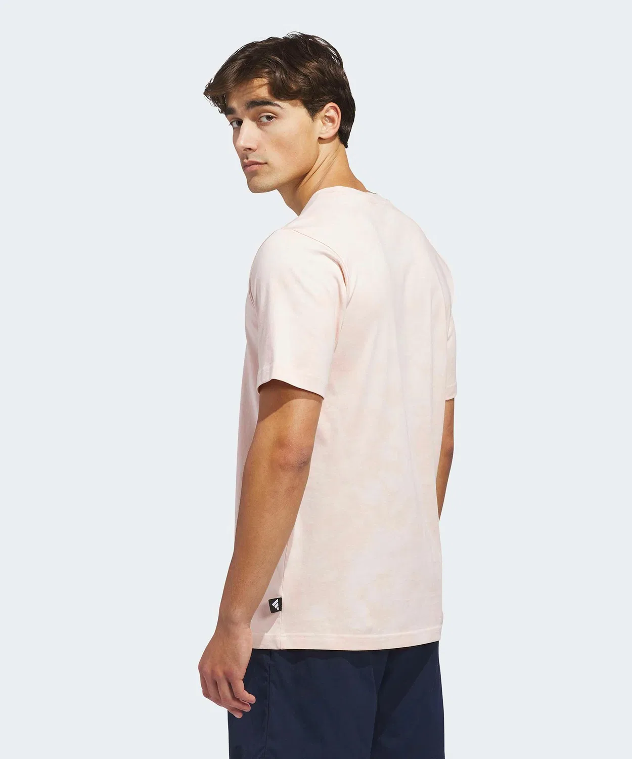 Мужская футболка с принтом Golf F.O.P Graphic с коротким рукавом Adidas, Розовый — фото 2