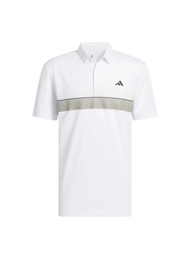 Поло с принтом Performance Adidas, белый — фото 2