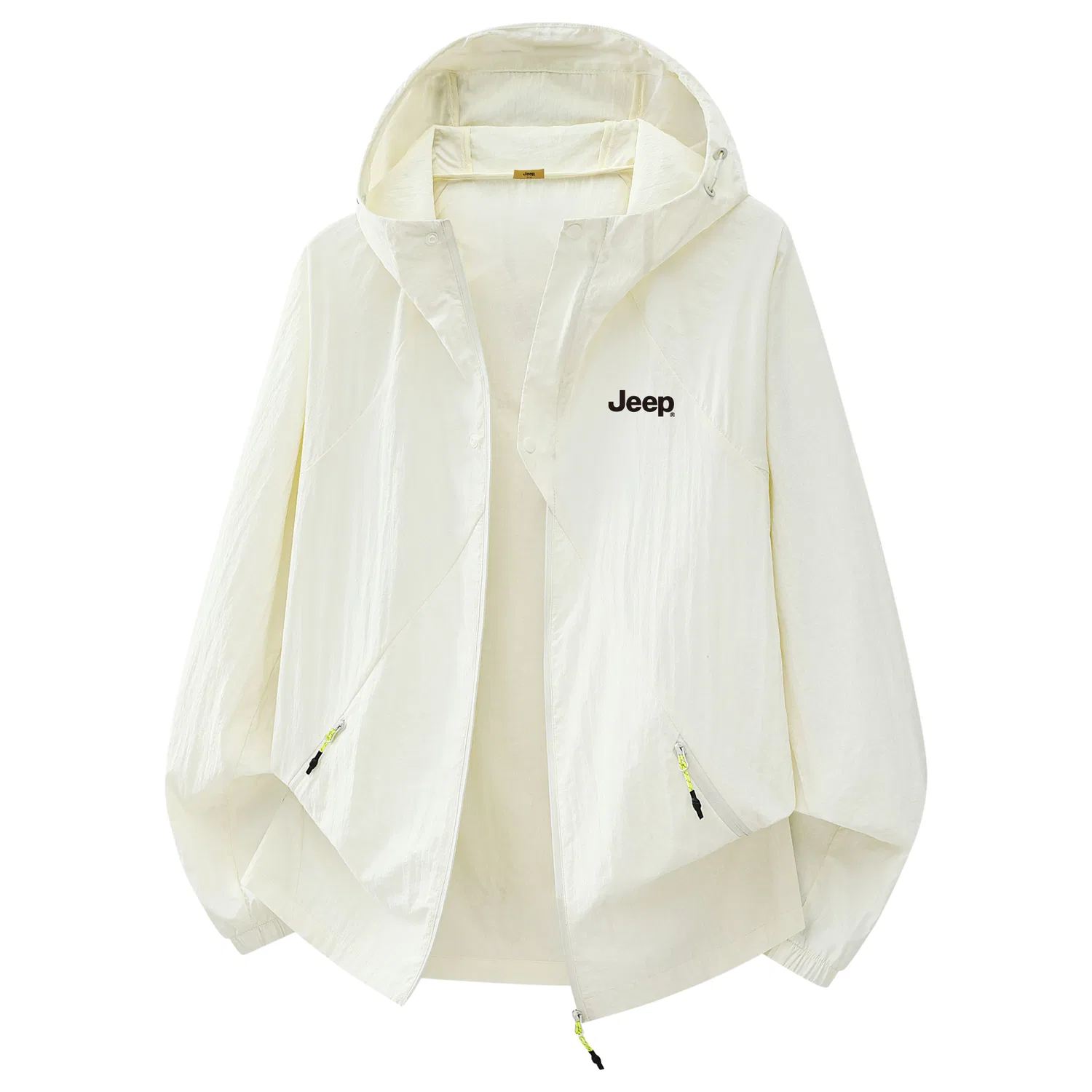 Детская одежда для защиты от солнца с длинным рукавом Jeep, Cream White
