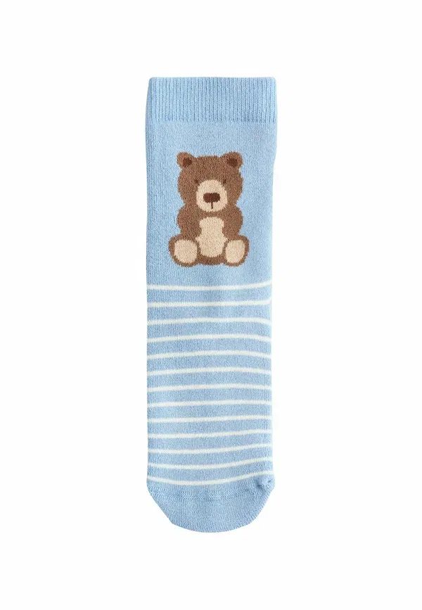 Носки 5 пар, дышащие, Rich 5 pack, Next, Light Blue Bear, светло-голубой — фото 3