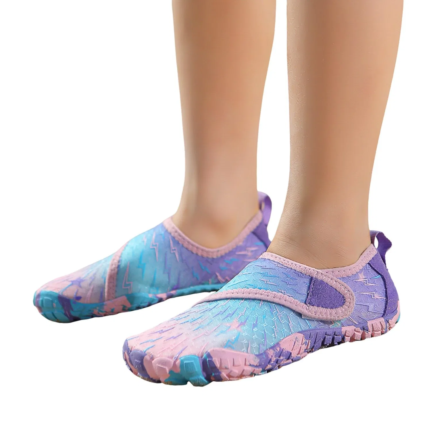 Детские кроссовки для мальчиков с принтом Barefoot Bambino, Purple — фото 2