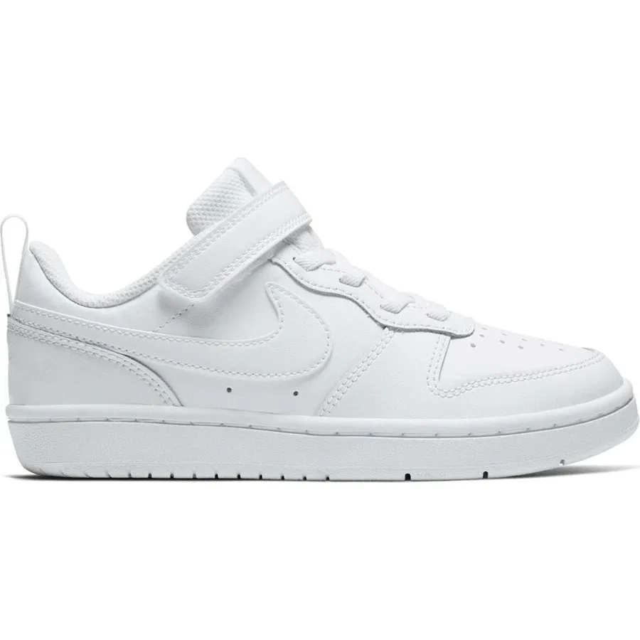 Кроссовки повседневные с кожаным верхом Court Borough Low 2 Nike, Белый — фото 3