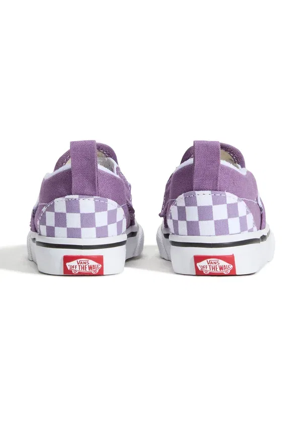 Кроссовки с клетчатым принтом Vans, фиолетовый — фото 4