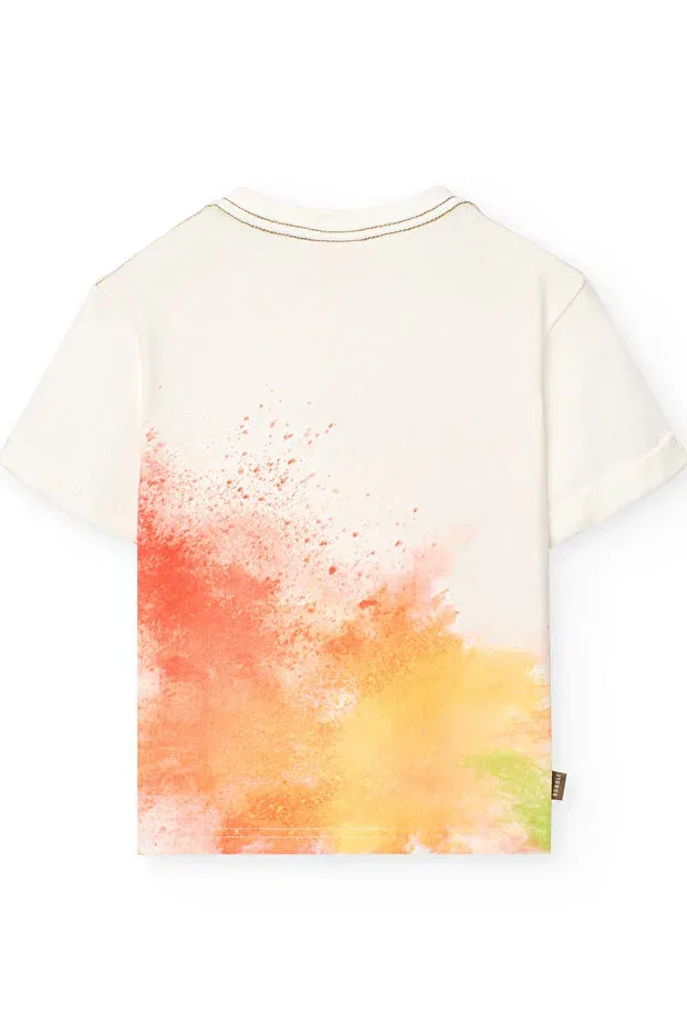 Детская футболка для мальчиков с принтом Colorful Printed Boy's Tshirt Boboli, Multicolor — фото 4