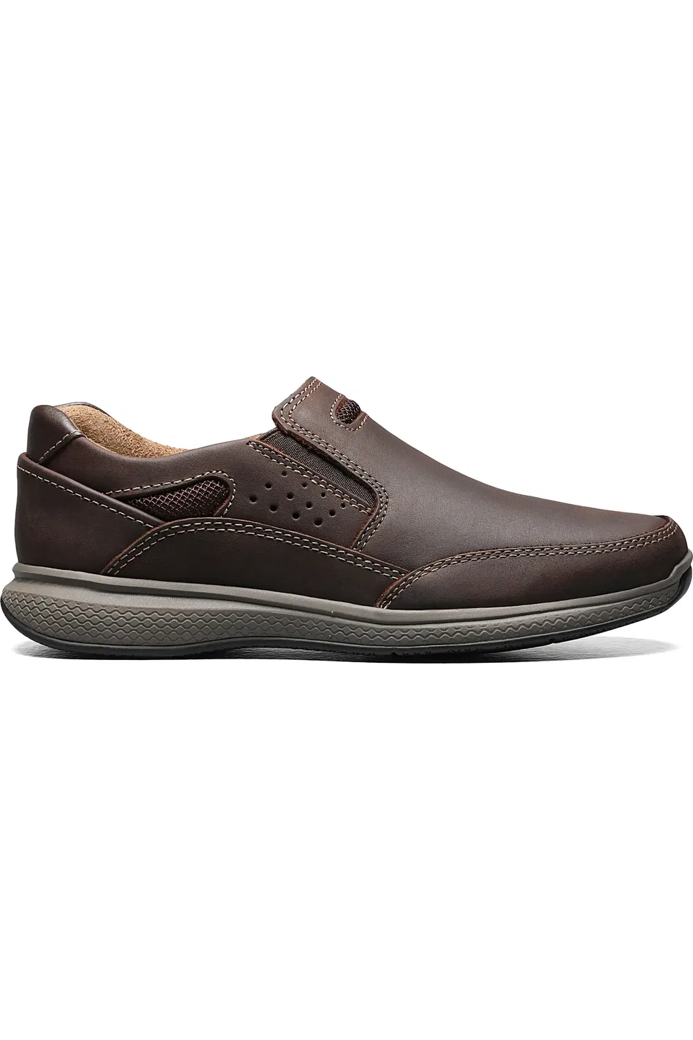Детские слипоны на плоской подошве Great Lakes Sport Florsheim, Brown Chocolate — фото 2