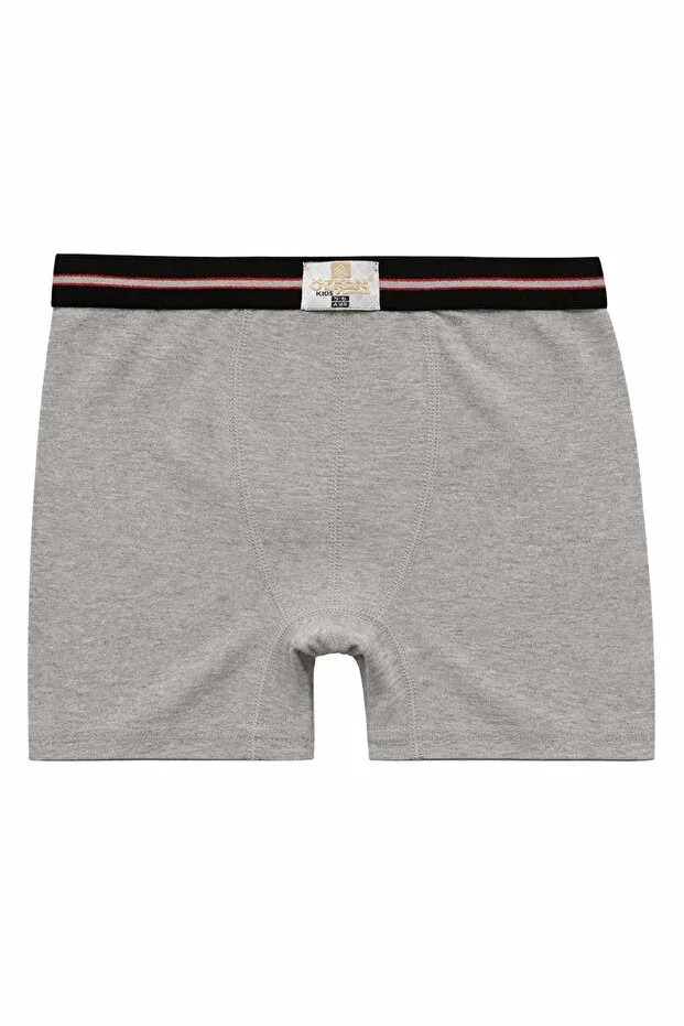 Детские боксеры для мальчиков хлопковые комплект 5 шт Özkan Underwear, Gray Melange — фото 3