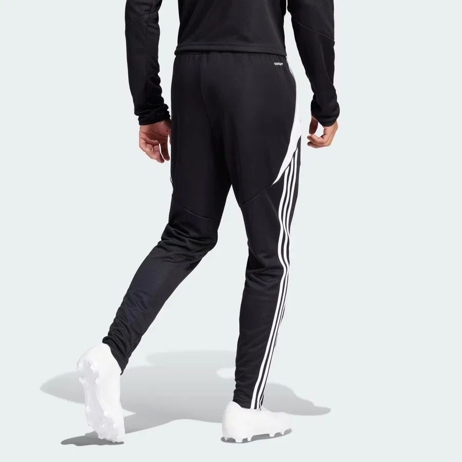 Спортивные брюки с эластичным поясом Tiro 24 Training adidas, Черный — фото 2