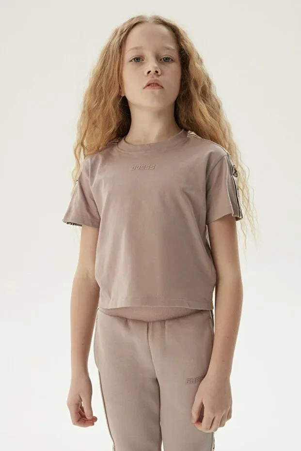 Детские спортивные штаны для девочек скинни Guess, Brown — фото 2